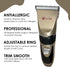 Dr. Swag Fit Professional Cordless Pet Grooming Kit, USB Rechargeable Low Noise Clipper with Detachable Blade