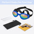 QUMY Dog Sunglasses - Goggles for Medium Large Breed Dogs, Eye Protection for Motorcycle, Car, and Swimming