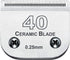 #40 Blades Dog Grooming Clipper Replacement Blades - Compatible with Andis/Wahl/Oster, Detachable Ceramic & Stainless