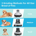 Dog Nail Grinder with Trimmers - Quiet Electric Pet Nail Grinder Kit for Large, Medium, Small Dogs & Cats - 2-Speed USB