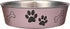 Loving Pets Bella Dog Bowls, Stainless Steel Dog & Cat Bowls, Spill Proof Dog Food Bowl, Large 35-65 lbs, Grape