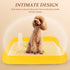 ULTECHNOVO Dog Litter Box Mesh Training Toilet Potty Tray for Puppy and Small Size Dog Indoor Dogs Potty Training Pads