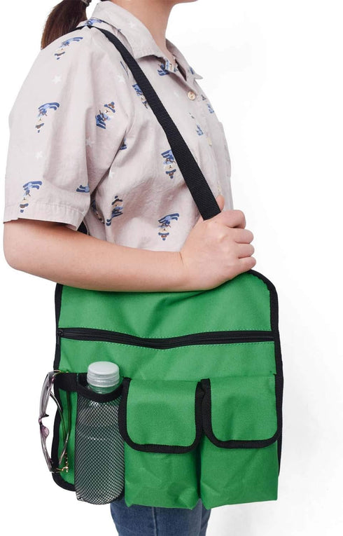 4 Heavy Duty Oxford Chair Armrest Organizer Waterproof Beach Chair Hanging Storage Pouch Snack Bag with Pockets
