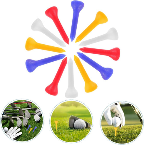 WINOMO Plastic Golf Tees, 3.5mm, 100pcs (Mixed Color)