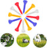 WINOMO Plastic Golf Tees, 3.5mm, 100pcs (Mixed Color)
