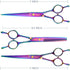 Dog Grooming Scissors Set with Safety Blunt Tip - Professional 7 in 1 Grooming Scissors for Dogs and Cats