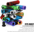 Scooter Grips - Mixed Color MTB & BMX Handlebar Grips, 145mm Soft Grips for Pro Stunt Kick Scooter, Mountain Bike