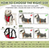 SlowTon Dog Seat Belt Harness for Car - Adjustable Mesh Breathable Dog Car Harness with Safety Tether