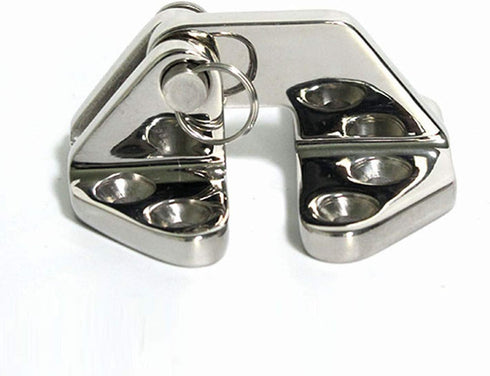 Heavy Duty Long Reach Marine Hatch Hinge 316 Stainless Steel with Removable Pin 2.75" x 2.6" (1PC)