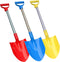Frebuta Heavy Duty Beach Shovel, 29in 3PC Thickened Metal Sand Shovel with Stainless