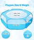 Chinchillas, Small Animal Playpen with Cover, Portable Pop Up Pet Enclosure for Rabbits, Guinea Pigs, Hamsters, Ferrets