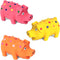 POPLAY 3PCS Squeaky Latex Grunting Pig Dog Toys, Small Rubber Chew Toys for Dogs and Puppies, Gift Set