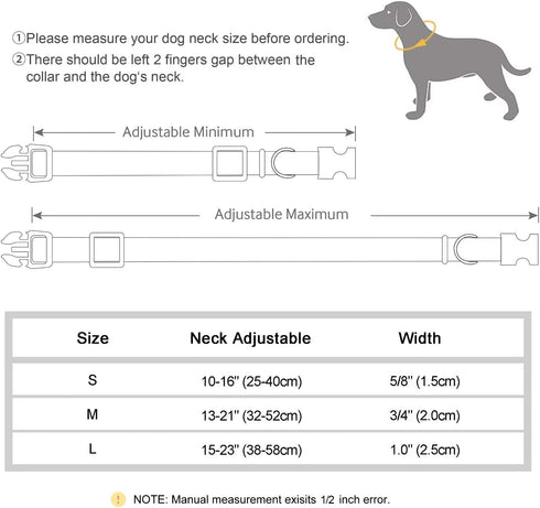 Didog Soft Leather Dog Collar, Adjustable Heavy Duty Collar with Quick Release Metal Buckle for Small Dogs, Green, S