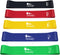 Resistance Bands Loop Exercise Bands Set with 5 Different Resistance Levels, Elastic Bands for Training, Set of 5 Pcs