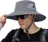 ZOORON Sun Hats for Men Women, Wide Brim Bucket Hats, UV Protection UPF50+ Waterproof Boonie Hats