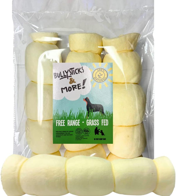 BULLYSTICKS & MORE Beef Cheek Rolls for Dogs (10-12" Extra Thick -