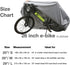 Urby Heavy Duty Bicycle Covers, Outdoor Storage, Waterproof and Heat Resistant, Large (29''), with Mesh Bag