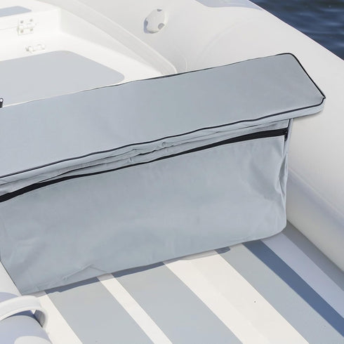 FABULETTA 420D 85cm) Bench Seat Cover for Inflatable Boat, Oxford Bench Seat Protector with Storage Pocket, Waterproof