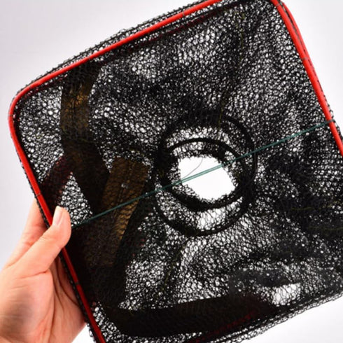 3-Pack 18.11X8.66X8.66 Inches Portable Lobster Net Collapsible Crab Trap Foldable Shrimp Crawfish Fishing Net Outdoor