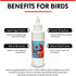 4 Oz Morning Bird Calcium Plus Liquid for Birds Calcium Supplement with Vitamins and Minerals for Strong Eggshells