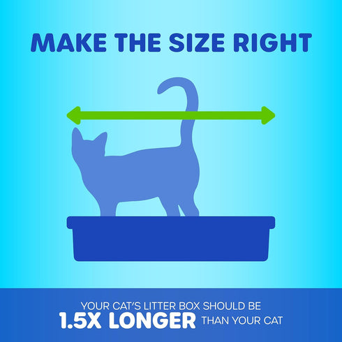 Petmate Open Cat Litter Box, Extra Large Nonstick Litter Pan, Durable Standard Litter Box, Mouse Grey