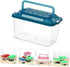 Plastic Turtle Fish Tank Handheld Aquarium | Reptile Storage Nest for Bearded Dragon Habitat