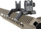 Ultralight 45 Degree Offset Flip Up Sight, Rapid Transition Front and Backup Rear Sight