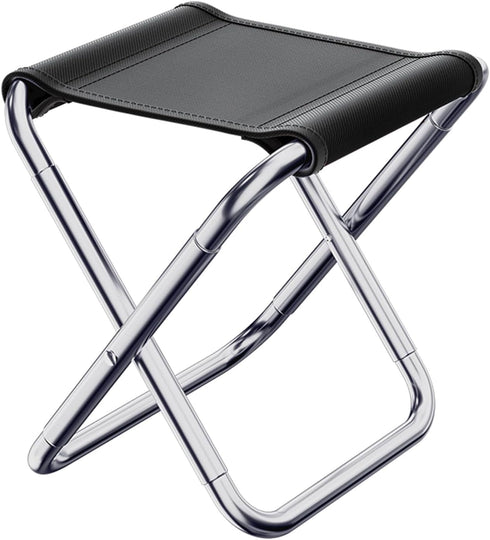 JSGHGDF Portable Folding Stool Size Camping Stool Aluminum Alloy Folding Stool Chair for Travel Hiking Fishing Small