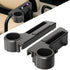 Xoxocos 1/1.25 Golf Cart Armrest with Cup Holder - Universal Fit for EZGO/Club Car/Yamaha Rear Seat, Fits Square Tube