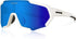 Queshark Cycling Glasses, Sports Sunglasses for Men Women, 1 Polarized 2 HD Lens for Cycling & Running