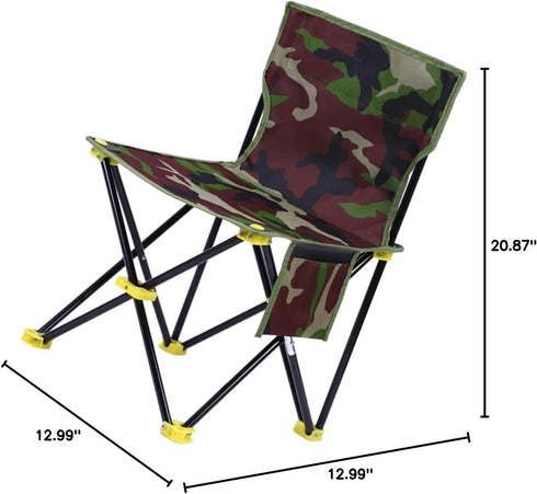 Backpacking SOLUSTRE Folding Chair Foldable Folding Portable Beach Chair Stool Camping Beach Portable Outdoor Stool