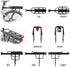 West Biking Adjustable Bike Cargo Rack - 110Lb Capacity, Cycling Equipment Stand, Reflective Logo