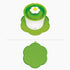 Catit Flower Shape Cat Placemat, Green, 11.8in Diameter