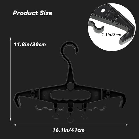 Upgrade Super Heavy Duty Hangers - Portable Tactical Gear Organizer for CS Tactical Training Outdoor