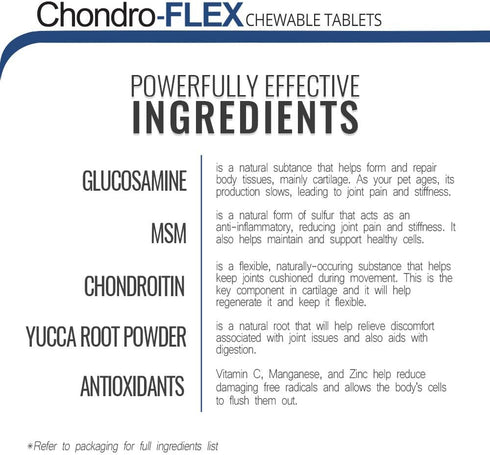 Chondro-Flex, Powerful Joint Care Formula for Dogs and Cats, 180 Chewable Tablets