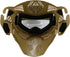 Tactical Mask Airsoft Masks for BB Hunting, Full Face Tactical Gear, Impact Resistant with Goggles for Outdoor