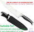 Morodo 8" Chef Knife Scabbard Sheath, Black Nylon