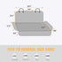 LIFTGO Waterproof Dog Car Seat Cover - Scratchproof Bench Cover for Back Seat, Universal Fit for Cars/Trucks/SUVs