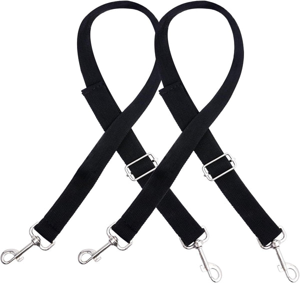 HUOHUOCN 2Pcs Straps of Dog Car Seat Cover with Metal Hooks,Straps for Dog