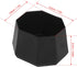 Tennis Racket Silicone End Cover, Light Weight Polygon Butt End Cover for Gymnasium Racket Accessories