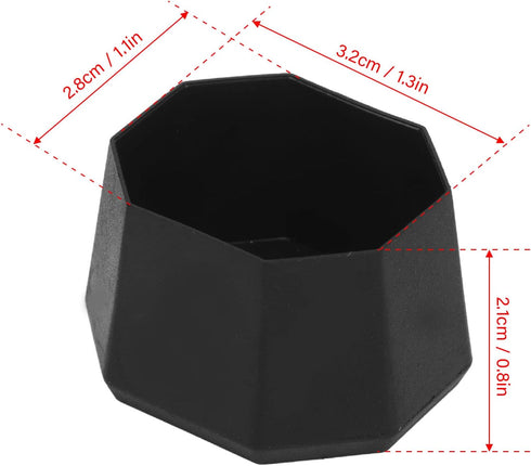 RiToEasysports 2Pcs Tennis Racket Butt End Cover, Silicone End Cover for Racquetball Racket