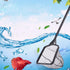 Aquarium Fish Net, Lightweight Nylon Fish Tank Fishing Net, Square Fish Shrimp Net with Plastic Handle