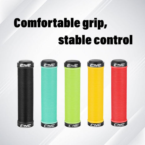 Mountain Bike Grips, MTB Grips for Bicycle, Available in Black/Blue/Yellow/Red/Green