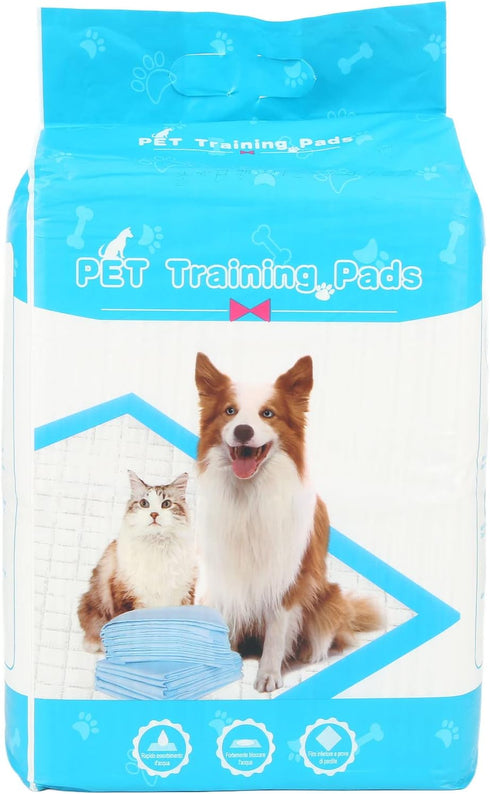 100 Count 45x60cm 17.7x23.6in (50pcs)) Pet Disposable Dog Pads, Quick Absorb Puppy Pee Pads with Leakproof Design