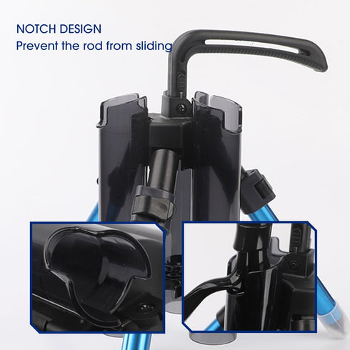 Fishing Rod Holder 3-Tude, Portable Vertical Fishing Pole Stand for Up to 3 Rods, Outdoor Gear