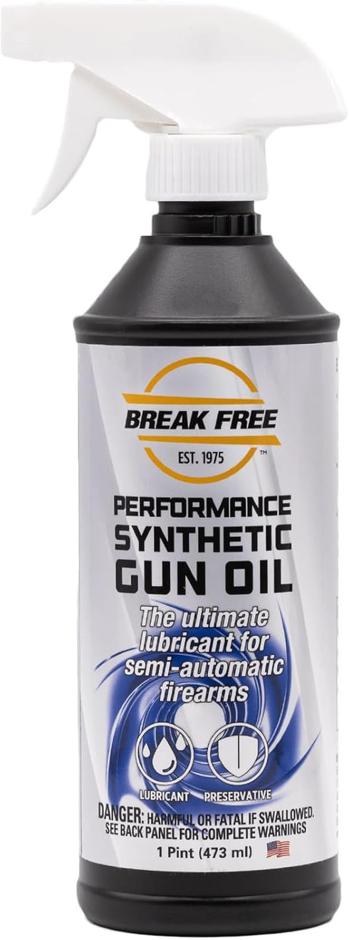 Break Free LP Lubricant and Preservative Performance Synthetic Gun Oil, Spray Bottle,