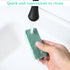 Psiriol 3Pack (3.5"x1.54"x0.51") Fish Tank Cleaning Tools, Aquarium Double Sided Sponge Brush, Aquarium Glass Cleaner