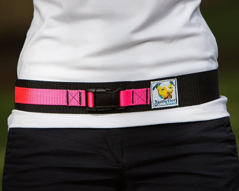 Hands-Free Dog Leash Belt, Small-Medium, Neon Orange