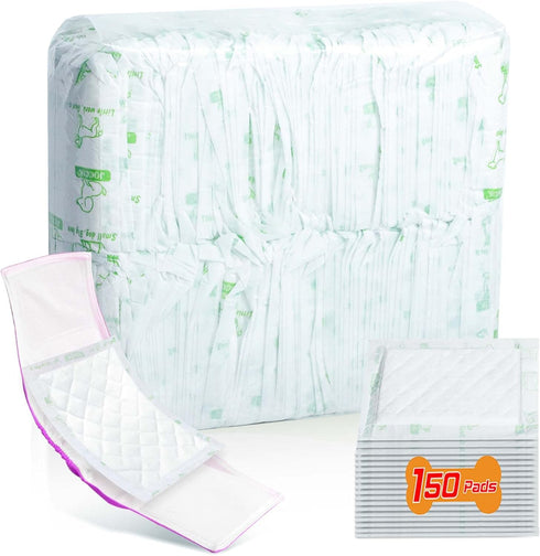 Dog Diaper Liners for Male and Female Dogs, 150ct, Super Absorbent Disposable