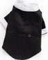 GabeFish Pets Wedding Jackets Suit for Dogs with Bow Tie, Black Tuxedo, Small